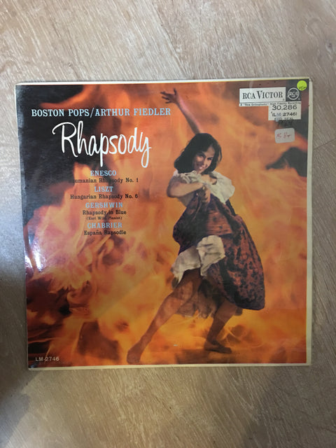 Arthur Fiedler - Boston Pops - Rhapsody  - Vinyl LP Record - Opened  - Very-Good+ Quality (VG+) - C-Plan Audio
