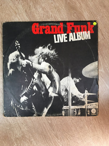 Grand Funk - Live Album - Vinyl LP Record - Opened  - Very-Good+ Quality (VG+) - C-Plan Audio