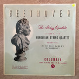 Beethoven String Quartets. Hungarian String Quartet - Vinyl LP Record - Opened  - Very-Good Quality (VG) - C-Plan Audio