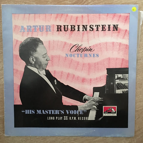 Chopin, Rubinstein ‎– Chopin Nocturnes - Vinyl LP Record - Opened  - Very-Good+ Quality (VG+) - C-Plan Audio