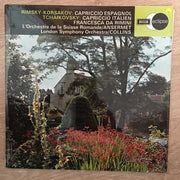 Rimsky-Korsakov, Tchaikovsky, L'Orchestre De La Suisse Romande, Ernest Ansermet, The London Symphony Orchestra, Anthony Collins ‎- Vinyl LP Record - Opened  - Very-Good+ Quality (VG+) - C-Plan Audio
