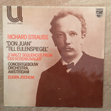 Richard Strauss - Concertgebouw Orchestra, Amsterdam, Eugen Jochum ‎– "Don Juan" / "Till Eulenspiegel" ‎- Vinyl LP Record - Opened  - Very-Good+ Quality (VG+) - C-Plan Audio