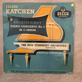 Rachmaninov- Julius Katchen, The New Symphony Orchestra, Anatole Fistoulari ‎– Piano Concerto No. 2 In C Minor - Vinyl LP Record - Opened  - Very-Good Quality (VG) - C-Plan Audio