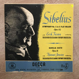 Sibelius - Erik Tuxen, Thomas Jensen, The Danish State Radio Symphony Orchestra ‎– Symphony No. 5 / Karelia Suite - Vinyl Record - Opened  - Very-Good Quality (VG) - C-Plan Audio