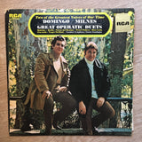 Domingo / Milnes ‎– Great Operatic Duets -  Vinyl LP Record - Opened  - Very-Good+ Quality (VG+) - C-Plan Audio