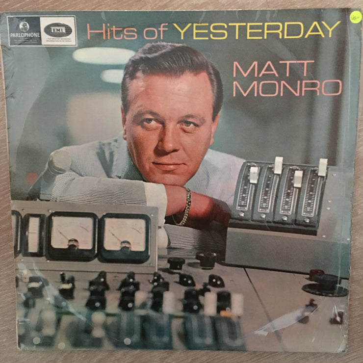 Matt Monro - Hits of Yesterday - Vinyl LP Record - Opened  - Very-Good- Quality (VG-) - C-Plan Audio