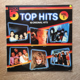 Radio 5 - Top Hits - Original Artists - Vol 1 -  Vinyl LP Record - Opened  - Very-Good+ Quality (VG+) - C-Plan Audio