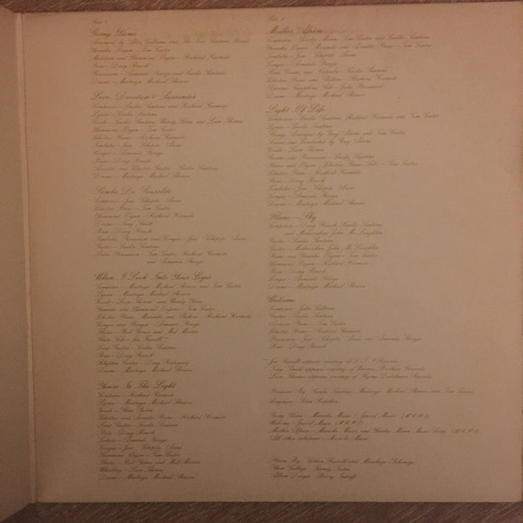 Santana - Welcome - Vinyl LP Record - Opened  - Very-Good Quality (VG) - C-Plan Audio