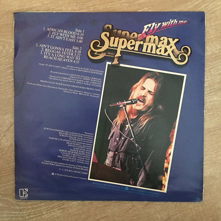 Supermax - Fly With Me - Vinyl LP  Record - Opened  - Very-Good+ Quality (VG+) - C-Plan Audio