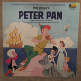 Walt Disney ‎– Walt Disney's Peter Pan (Book and Record) - Vinyl LP Record - Opened  - Very-Good Quality (VG) - C-Plan Audio