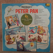 Walt Disney ‎– Walt Disney's Peter Pan (Book and Record) - Vinyl LP Record - Opened  - Very-Good Quality (VG) - C-Plan Audio