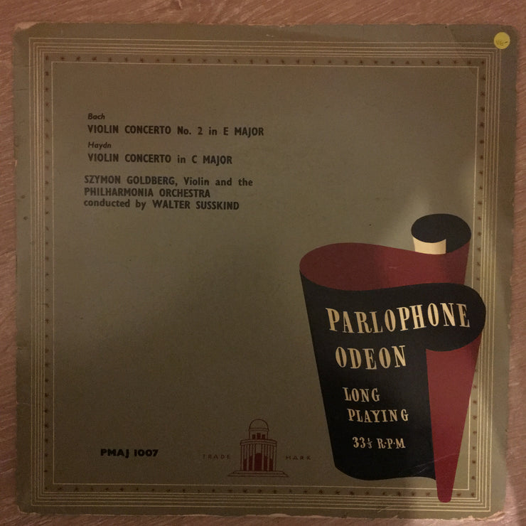 Bach/Haydn - Violin Concerto - Szymon Goldberg - Vinyl LP Record - Opened  - Very-Good- Quality (VG-) - C-Plan Audio