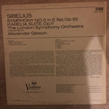 Sibelius, London Symphony / Alexander Gibson ‎– Symphony No.5 And Karelia Suite -  Vinyl LP Record - Opened  - Very-Good+ Quality (VG+) - C-Plan Audio
