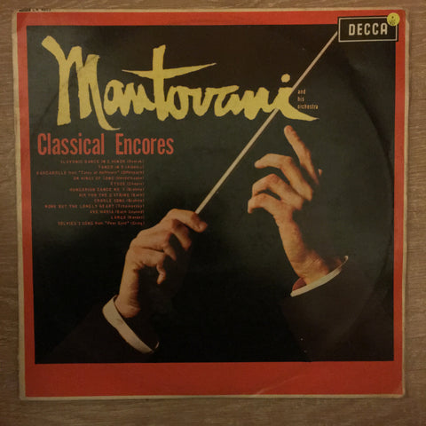Mantovani - Classical Encores - Vinyl LP Record - Opened  - Very-Good Quality (VG) - C-Plan Audio