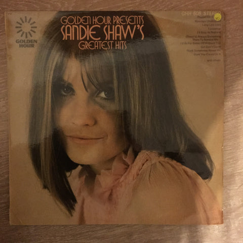 Sandie Shaw ‎– Golden Hour Presents Sandie Shaw's Greatest Hits -  Vinyl LP Record - Opened  - Very-Good Quality (VG) - C-Plan Audio