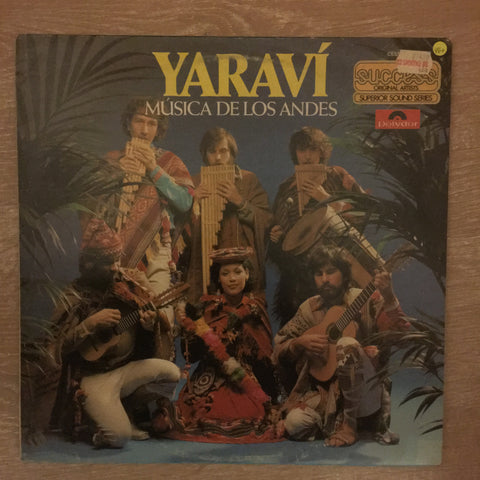 Yaravi ‎– Musica De Los Andes - Vinyl LP Record - Opened  - Very-Good+ Quality (VG+) - C-Plan Audio