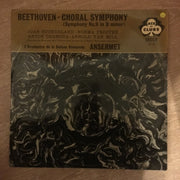 Beethoven, Ansermet, Sutherland, Procter, Dermota, Van Mill ‎– 9e Symphonie avec choeurs - Vinyl LP Record - Opened  - Very-Good+ Quality (VG+) - C-Plan Audio
