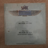 Skyy - Because Of You  - Vinyl Maxi Record - Opened  - Very-Good+ Quality (VG+) - C-Plan Audio