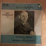 Solomon ‎– Schumann: Carnaval And Beethoven: 'Waldstein' Sonata - Vinyl LP Record - Opened  - Very-Good- Quality (VG-) - C-Plan Audio