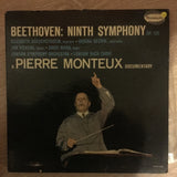 Pierre Monteux ‎– Beethoven: Symphony No. 9, Opus 125 - Vinyl LP Record - Opened  - Very-Good+ Quality (VG+) - C-Plan Audio