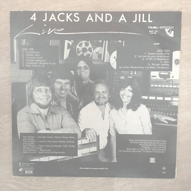 4 Jacks & a Jill -  Vinyl LP Record - Opened  - Very-Good- Quality (VG-) - C-Plan Audio