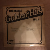 Jim Reeves - Golden Hits - Vol 2 -  Vinyl LP Record - Opened  - Very-Good Quality (VG) - C-Plan Audio