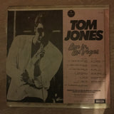 Tom Jones - Live In Las Vegas - Vinyl LP Record - Opened  - Good+ Quality (G+) - C-Plan Audio