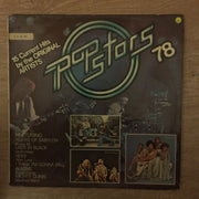 Pop Stars 78 - Original Singles ‎– Vinyl LP Record - Opened  - Good+ Quality (G+) - C-Plan Audio