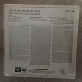 Hans Richter-Haaser - Beethoven ‎– Piano Sonatas: No. 3 In C, Op. 2, No. 3; No. 22 In F, Op. 54; No. 26 In E Flat, Op. 81a "Les Adieux" ‎- Vinyl LP Record - Opened  - Very-Good+ Quality (VG+) - C-Plan Audio