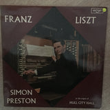 Franz Liszt, Simon Preston ‎– At The Organ Of Hull City Hall ‎- Vinyl LP Record - Opened  - Very-Good+ Quality (VG+) - C-Plan Audio