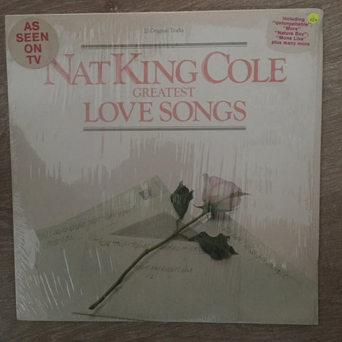 Nat King Cole - Greatest Love Songs - 20 Original Tracks - Vinyl LP Record - Opened  - Very-Good Quality (VG) - C-Plan Audio