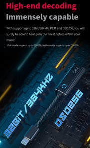 FiiO KA1-LT - MQA DAC & Headphone Amplifier (with standard headphone socket)  (In Stock)- Lightning IOS connection for smartphones & computers (nbb)