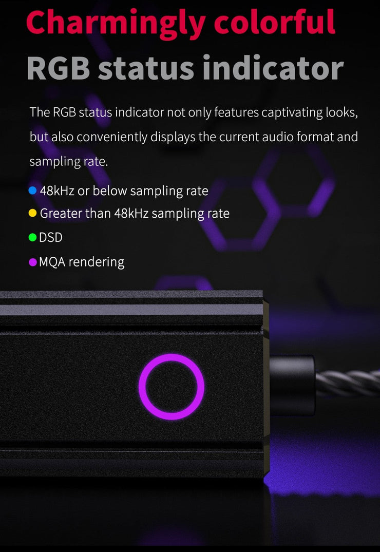 FiiO KA1-LT - MQA DAC & Headphone Amplifier (with standard headphone socket)  (In Stock)- Lightning IOS connection for smartphones & computers (nbb)