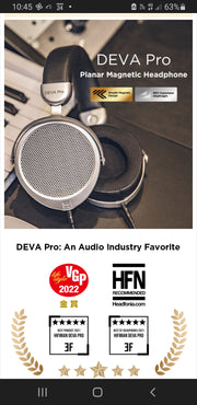 HiFiMan - Deva Pro Wired - Audiophile Planar Magnetic Wired Version Headphone (Ships in 2-3 Weeks)