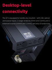 FiiO Q7 - Portable & Desktop Audiophile Bluetooth DAC & Headphone Amplifier (In Stock) (nbb) (C-Plan Specials)