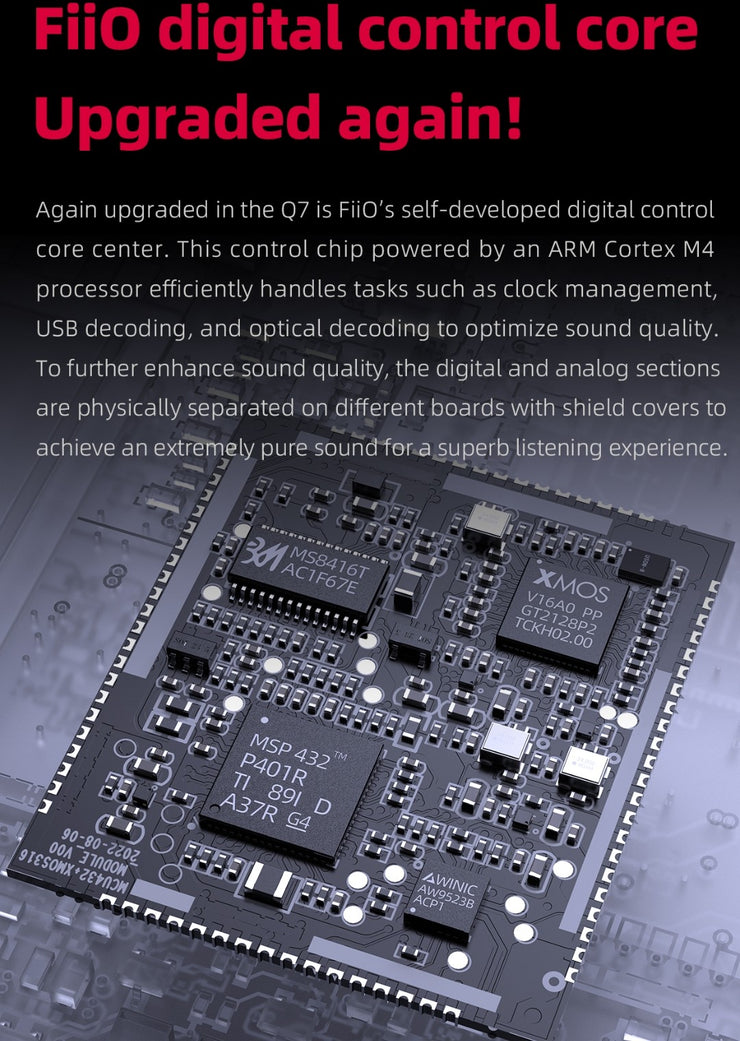 FiiO Q7 - Portable & Desktop Audiophile Bluetooth DAC & Headphone Amplifier (In Stock) (nbb) (C-Plan Specials)