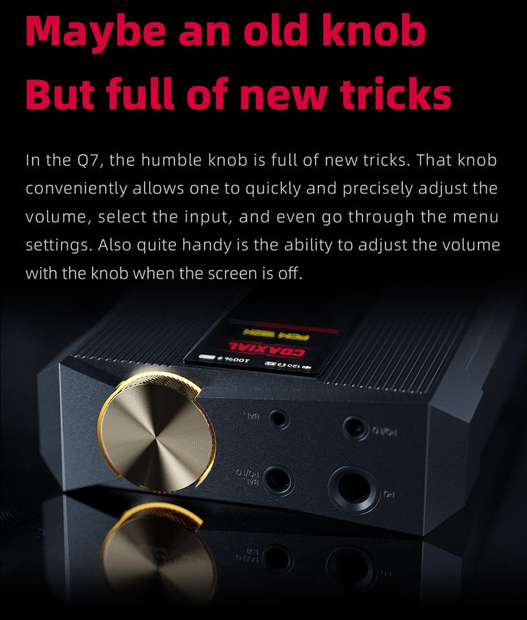 FiiO Q7 - Portable & Desktop Audiophile Bluetooth DAC & Headphone Amplifier (In Stock) (nbb) (C-Plan Specials)