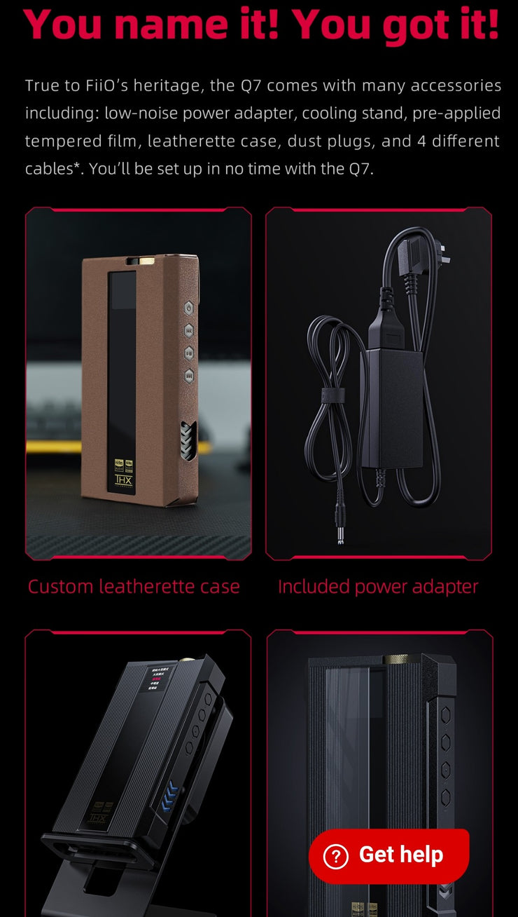 FiiO Q7 - Portable & Desktop Audiophile Bluetooth DAC & Headphone Amplifier (In Stock) (nbb) (C-Plan Specials)