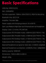 FiiO Q7 - Portable & Desktop Audiophile Bluetooth DAC & Headphone Amplifier (In Stock) (nbb) (C-Plan Specials)