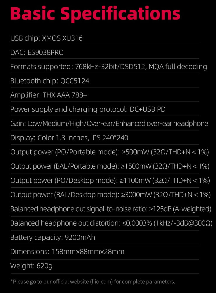 FiiO Q7 - Portable & Desktop Audiophile Bluetooth DAC & Headphone Amplifier (In Stock) (nbb) (C-Plan Specials)