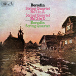Borodin*, Borodin String Quartet ‎– String Quartets Nos. 1 & 2 - Open Vinyl LP - Near Mint Condition (NM-) - C-Plan Audio