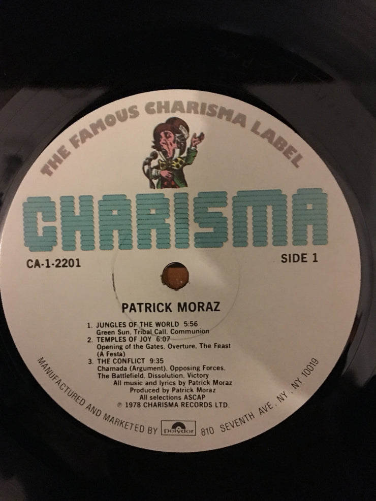 Patrick Moraz ‎– Patrick Moraz   - Vinyl LP - Opened  - Very-Good+ Quality (VG+) - C-Plan Audio