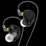 KZ  - x Crinacle CRN ZEX Pro (Latest Version) - Electrostatic & DD Earphones (Black) (No Mic) (In Stock)