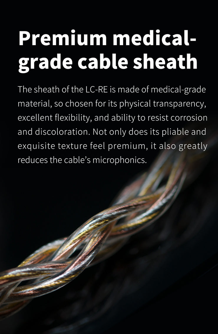 FiiO LC-RE Cable with MMCX Earphone Connectors and Swappable Device Connectors (3.5 single ended), (4.4mm and 2.5mm Balanced) ( Ships Next Day) - C-Plan Audio