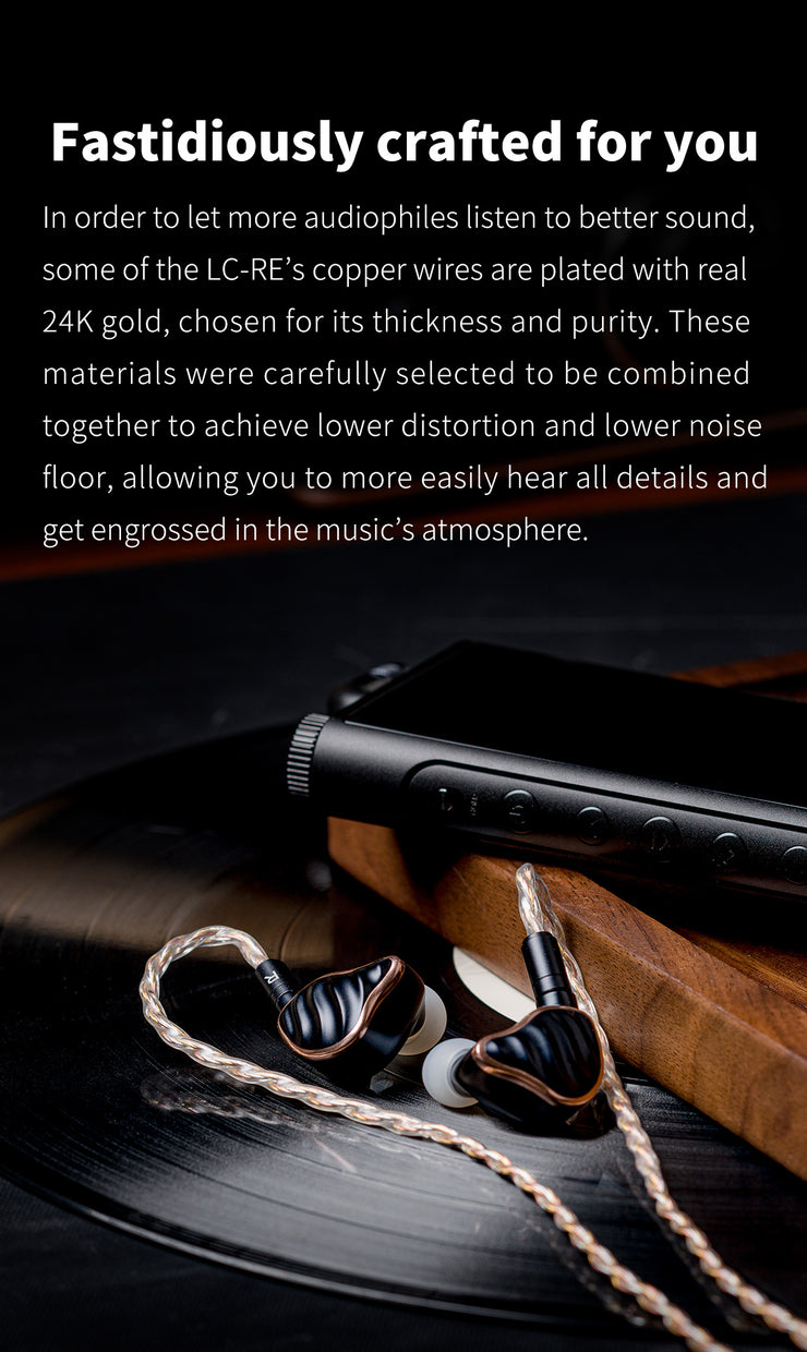 FiiO LC-RE Cable with MMCX Earphone Connectors and Swappable Device Connectors (3.5 single ended), (4.4mm and 2.5mm Balanced) ( Ships Next Day) - C-Plan Audio