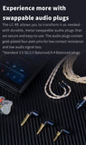 FiiO LC-RE Cable with MMCX Earphone Connectors and Swappable Device Connectors (3.5 single ended), (4.4mm and 2.5mm Balanced) ( Ships Next Day) - C-Plan Audio