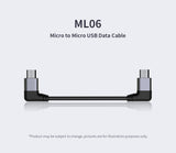 FiiO ML06 Micro USB To Micro USB OTG Cable for Headphone Amplifiers and DACs,inc Fiio Q1 Mark II Q5 and similar  (Ships Next Day) - C-Plan Audio